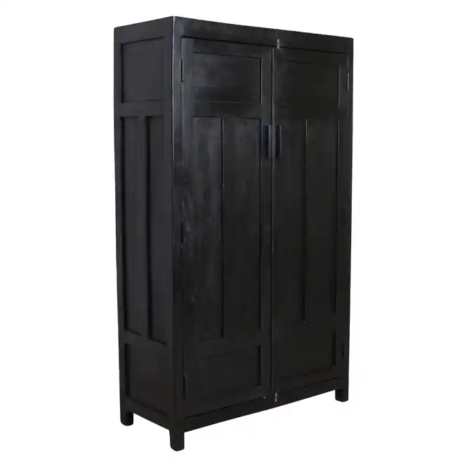 Exclusieve Aanbieding Raw Materials Zwarte 2-Deurs kast