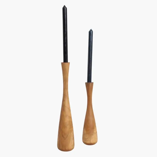 Merkproduct Raw Materials Aspen kaarsenstandaard set van 2