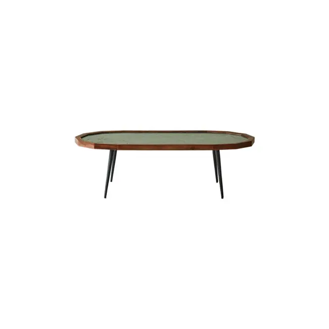 Bestseller Tikamoon - Jade - Massief palissander en marmeren salontafel