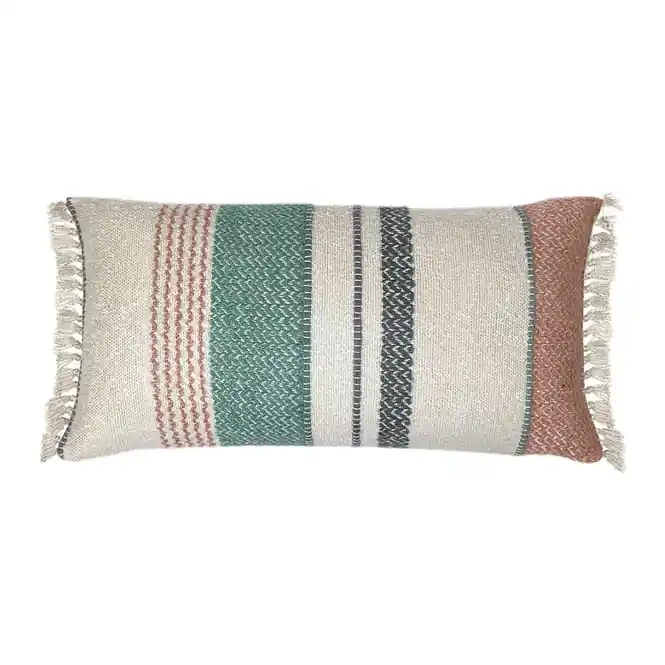 Alleen Vandaag Malagoon Multicolor Bouclé Sierkussen 37 x 70 cm - Pastel