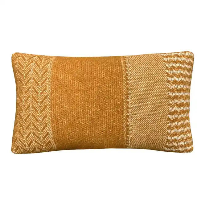 Malagoon Uptown Wool Sierkussen 35 x 60 - Oker Aanbieding