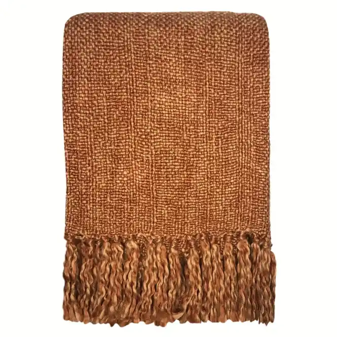 Malagoon Marble Plaid - Terracotta Korting
