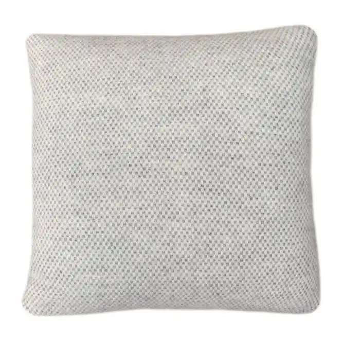 Malagoon Easy Nature Wool Sierkussen 50 x 50 cm - Grijs Gereduceerde Prijs