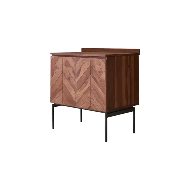 Tikamoon - Opbergmeubel Ismaël in massief palissander 80 cm Seizoensaanbieding