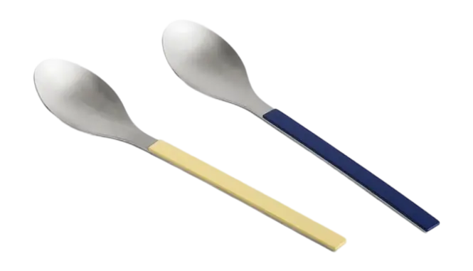 HAY MVS Serving Spoon Serveerlepel Dark Blue Yellow (Set van 2) Bestel Nu