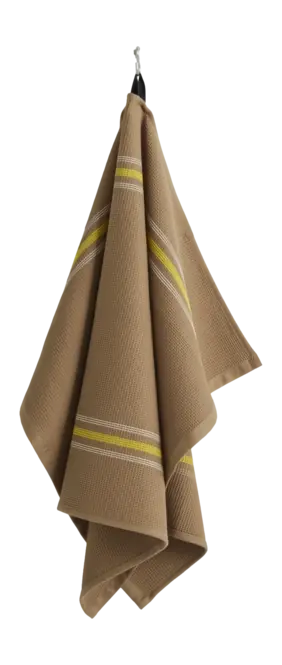 HAY Canteen Theedoek Beige And Yellow Lage Prijs