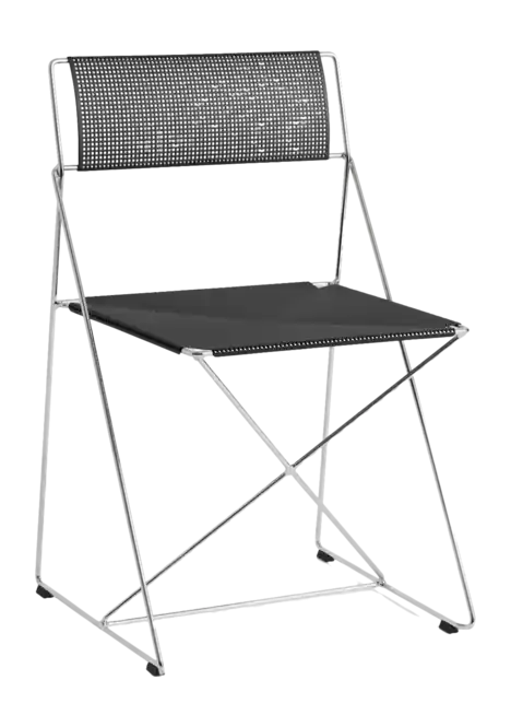 HAY X-Line Stoel Black Chromed Base Indoor Gereduceerde Prijs