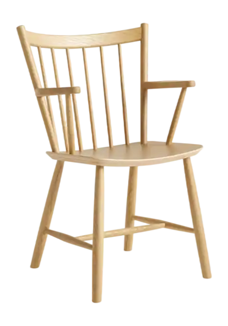 Shop Nu HAY J42 J-Series Stoel Water-Based Lacquered Oak