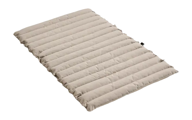 Actieprijs HAY Quilted Lounge Cushion For Traverse Lounge Chair Tuinkussen Beige Sand Textile Geschikt voor loungestoelen met lage rug