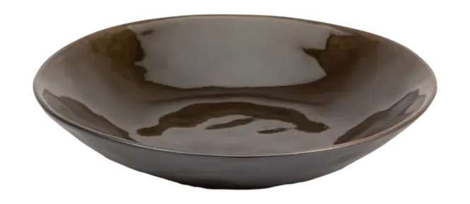 Populair Serax Pure Tableware By Pascale Naessens Saladeschaal Black Grey 23,5 x 4,5 cm