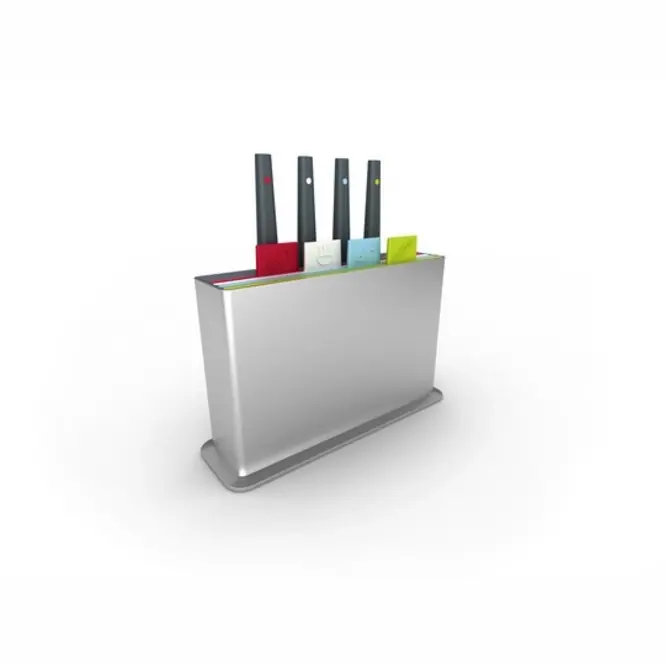 Aanbieding Joseph Joseph Index Plus Snijplank & Messenset Zilver
