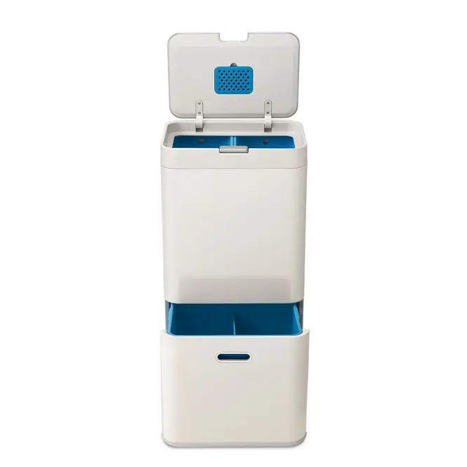 Joseph Joseph Intelligent Waste Totem Prullenbak Stone 58 Recycler Gereduceerde Prijs