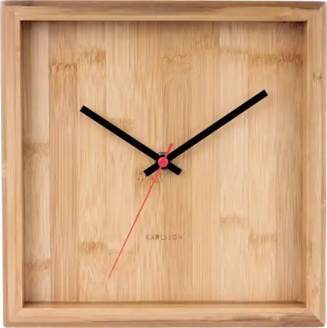 Veilige Betaling Karlsson Franky Klok Bamboo 25 x 25 cm