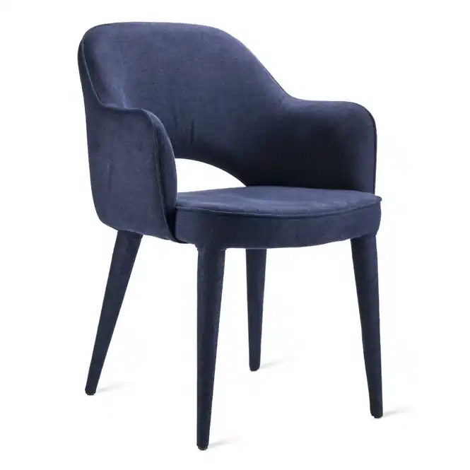 POLSPOTTEN Arms Cosy Fabric Stoel Dark Blue Koop Vandaag