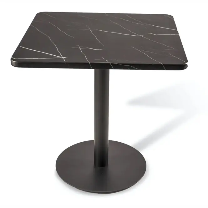 Direct Verzonden POLSPOTTEN Slab Marble Look Eettafel Shiny Black