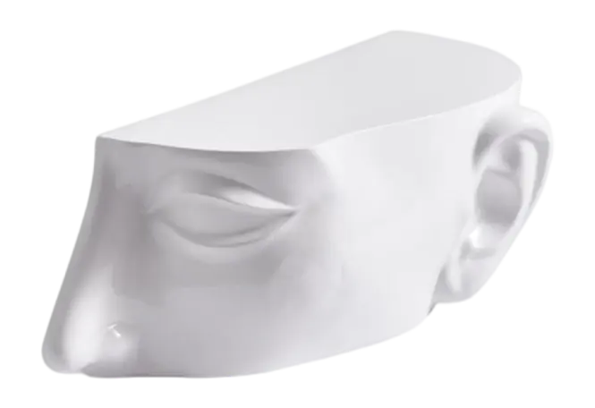 POLSPOTTEN Head Right Top Bijzettafel White Alleen Vandaag