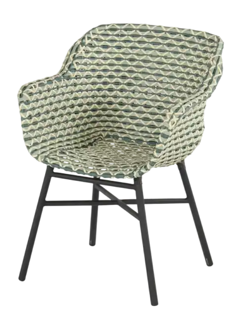 Exclusieve Aanbieding Hartman Delphine Tuinstoel Emerald Carbon Black