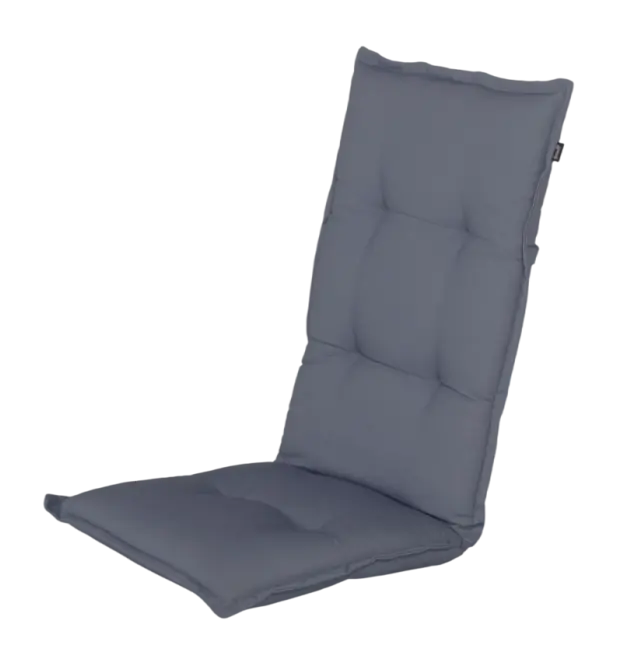 Hartman Cuba Tuinstoelkussen Graphite Blue Hoge Rug Hoge Kwaliteit