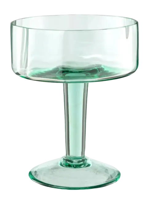 Gereduceerde Prijs vtwonen Vtwonen Glass Champagneglas Green Coupe 180 ml Set van 4