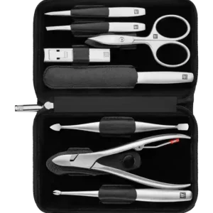 Zwilling Zwilling Beauty Manicureset Zwart Etui Leder Ritssluiting (8-Delig) Bestel Nu