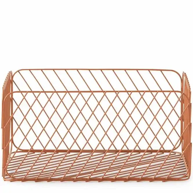 Weekendaanbieding Normann Copenhagen Track Opbergmand Rust 43,5 x 34 cm