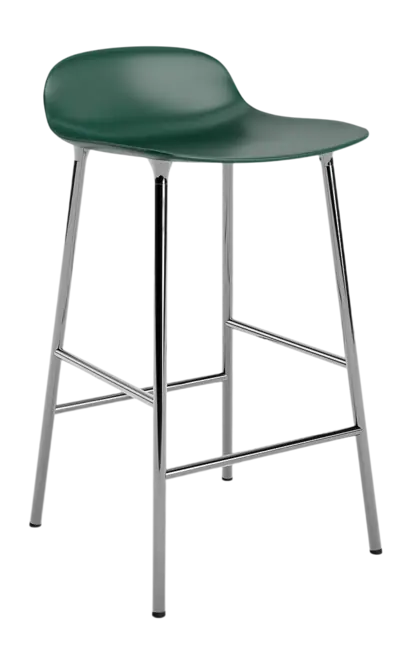 Normann Copenhagen Form Barstoel Chrome Green 65 cm Nu Kopen