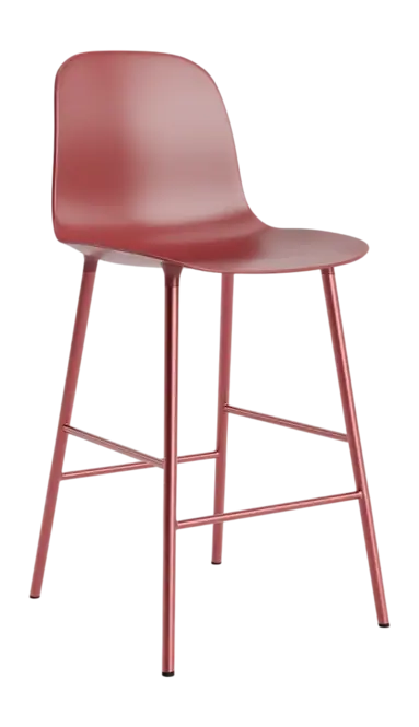 Normann Copenhagen Form Barstoel Red Bar Chair 65 cm Steel Nu Kopen
