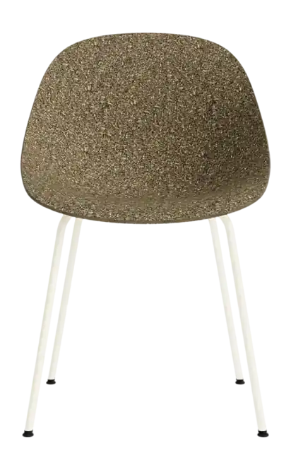 Populair Normann Copenhagen Mat Stoel Seaweed Chair Cream Steel