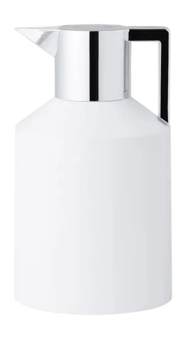 Koop Online Normann Copenhagen Geo Thermoskan White Silver 1,5L