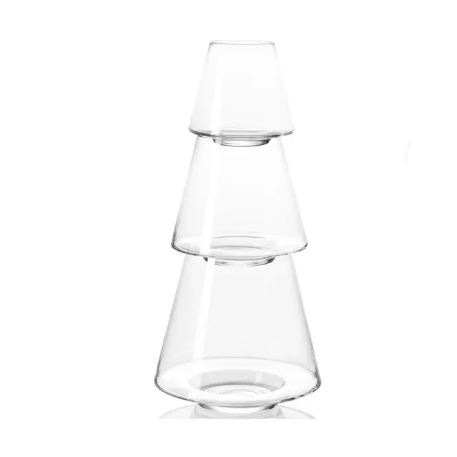 Aanbieding Leonardo Natale Classico Windlicht (Set van 3)