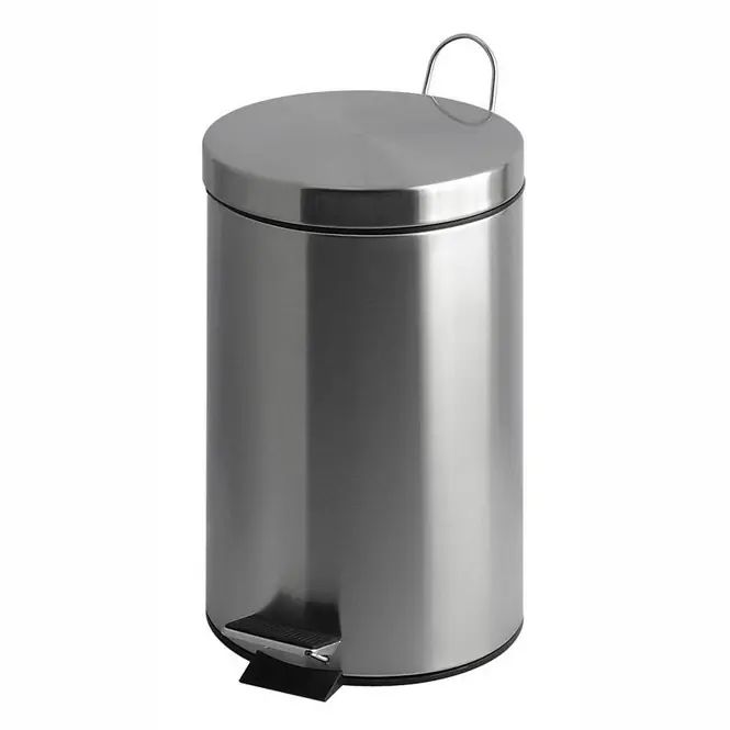 Gratis Retour EKO Classic Pedaalemmer Mat Zilver RVS 20L