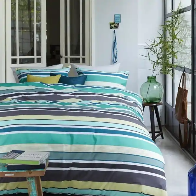 Beddinghouse Sheffield Dekbedovertrek Aqua Blue Katoen Korting