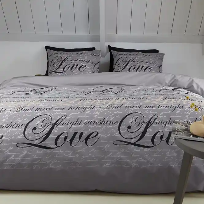 Beddinghouse Loveday Dekbedovertrek Light Blue Katoen Flitsaanbieding