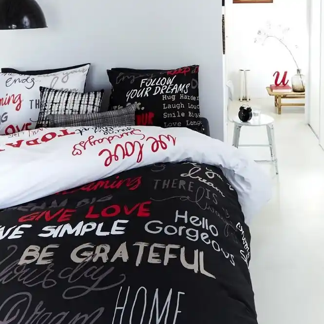 Exclusieve Aanbieding Beddinghouse Feel Good Dekbedovertrek Red Katoen