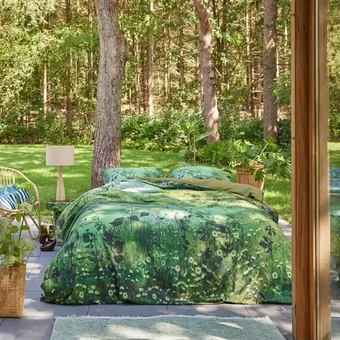 Beddinghouse Alika Dekbedovertrek Blue Green Satijn Meest Verkocht