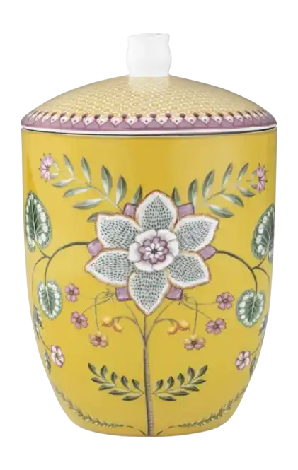 Exclusieve Aanbieding Pip Studio Lily & Lotus Home Storage Jar Yellow 1,5L Voorraadbus