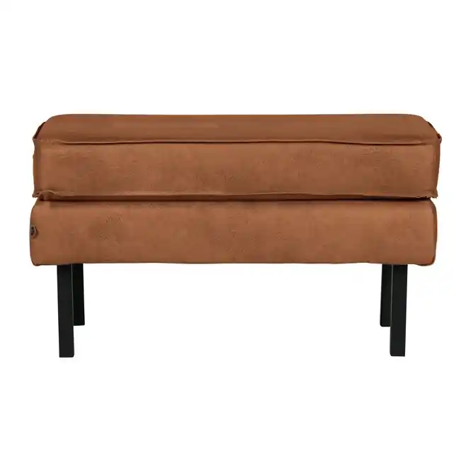 Bestseller WOOOD Rodeo Hocker - Eco-leder - Cognac