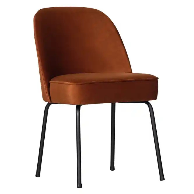 WOOOD Vogue Eetkamerstoel - Fluweel - Roest Flitsaanbieding