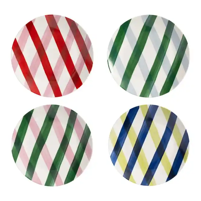 &k amsterdam Bliss Bord Ø 20,5 cm - Set van 4 Lage Prijs