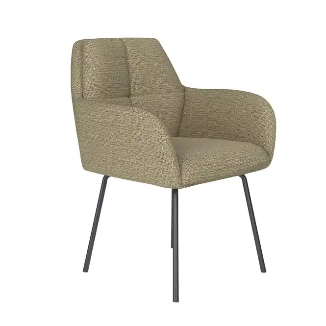 Uitverkoop Housecraft Living Pete Eetkamerstoel Metaal Pistache groen