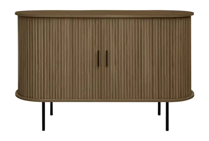 by fonQ basic Panel Dressoir - B 120 cm - Walnoot Voordeelprijs