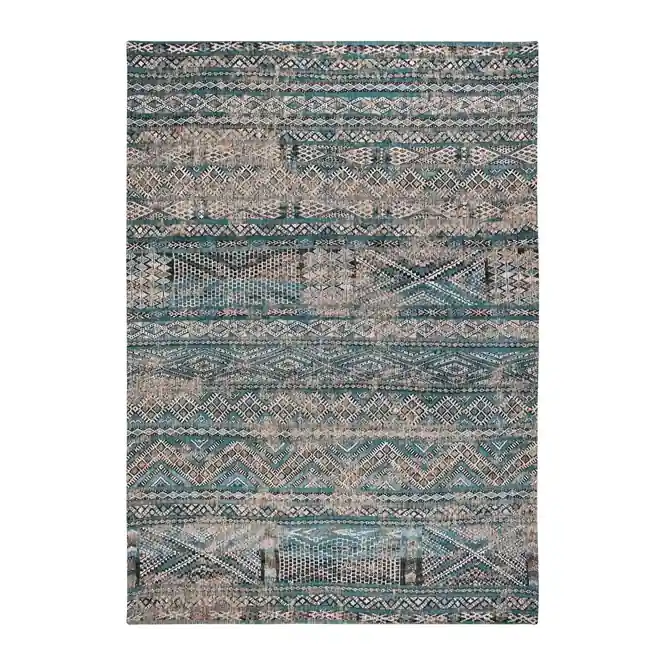 Louis de Poortere Kilim Vloerkleed 200 x 280 cm - Zemmuri Blue Must-Have