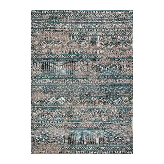 Veilige Betaling Louis de Poortere Kilim Vloerkleed 280 x 390 cm - Zemmuri Blue