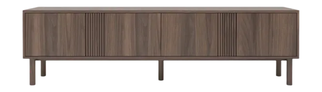 Nieuw by fonQ Brux Tv-meubel - Walnoot
