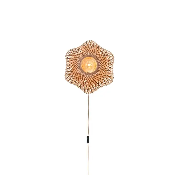 GOOD&MOJO Wandlamp Madura - Naturel - Ø44cm Meest Verkocht