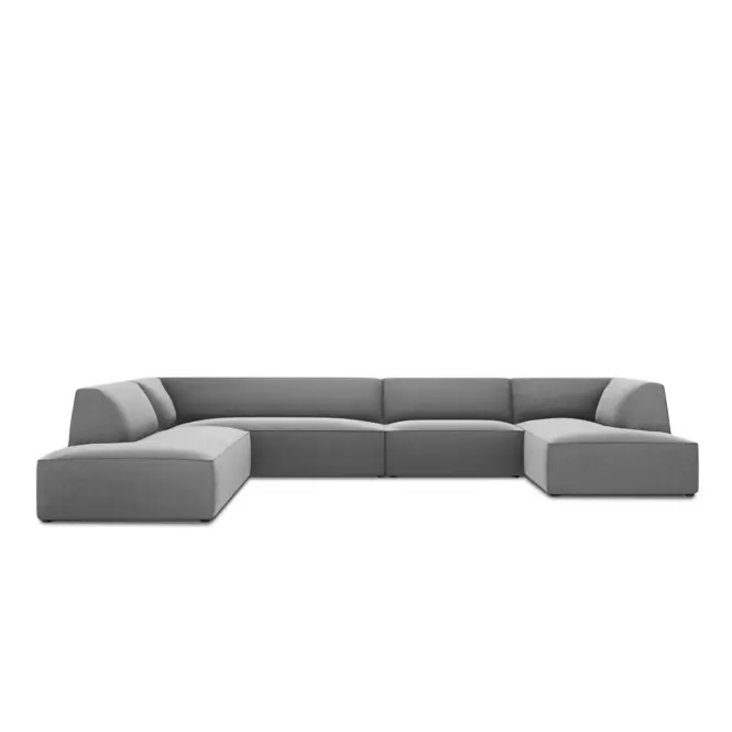 Express Levering Windsor & Co Sao U-bank - Hoek Links - Velvet - Grijs