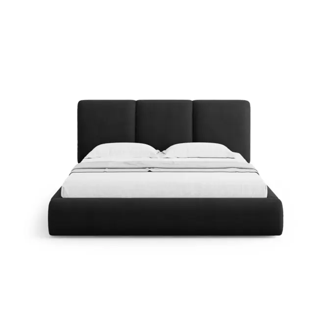 Nu Kopen Windsor & Co Horizon Bedframe met Opbergvak - 180 x 200 cm - Chenille - Flessengroen
