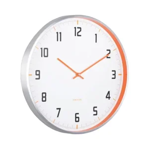 Actieprijs Karlsson - Wall Clock Sporty Oranje