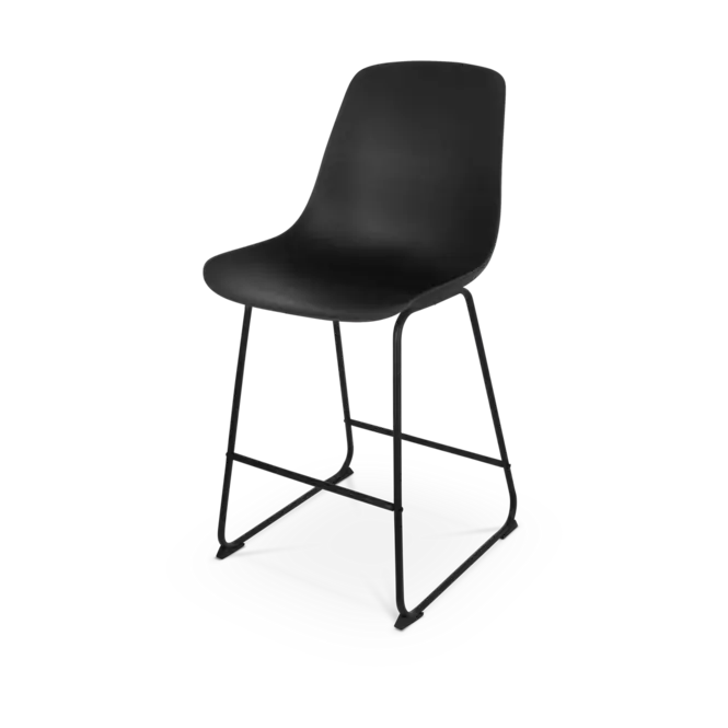 Voordeelprijs Nolon Nino-Pip Barkruk zwart - zwart onderstel - 65 cm