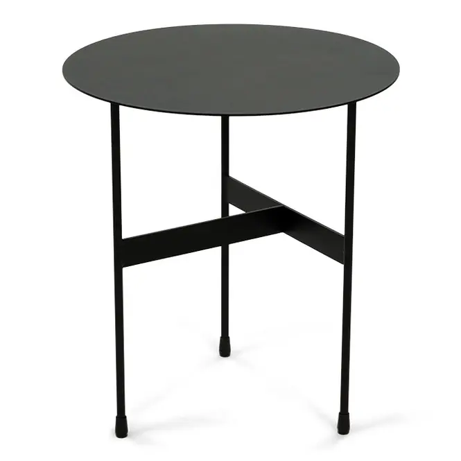 Direct Beschikbaar Spinder Design bijzettafel Mira High - Zwart - Ø45
